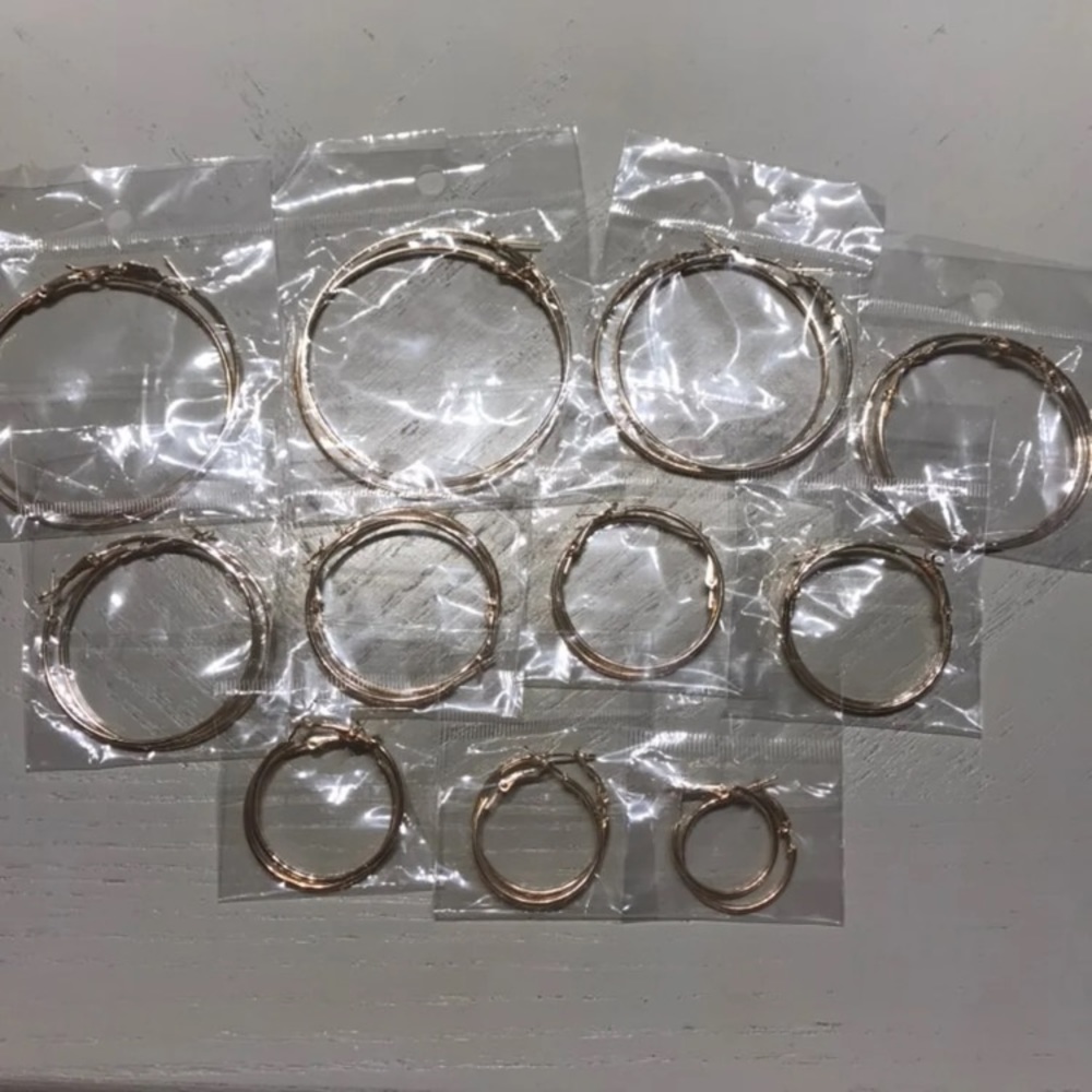 Gold Hoop Earrings